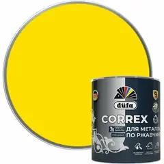 Грунт-эмаль Dufa CORREX 3 в 1 для металла по ржавчине RAL-1021 желтый