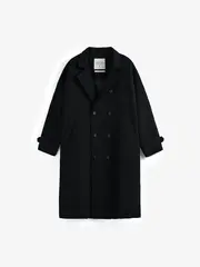 Пальто PANASIAN OVERSIZE COAT BLACK