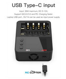 Зарядное устройство ISDT C4 EVO для цилиндрических батарей AA /AAA / 18650 / до 26700, 25W (DC - QC2.0/3.0/PD), 3A, x4