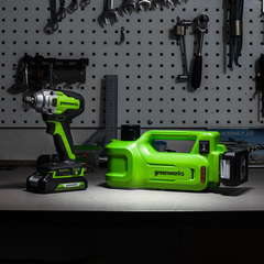 Домкрат гидравлический Greenworks G24JACK 24V аккумуляторный, без АКБ и ЗУ