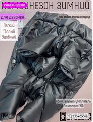 Зимний комбинезон для собак (девочка)