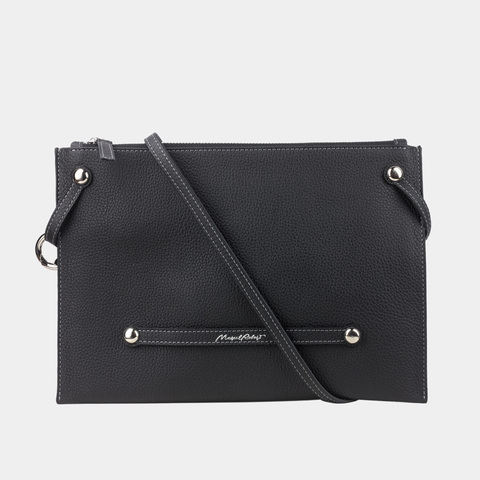 Женская сумка Julie Easy из натуральной кожи теленка черного цвета