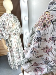 Вискоза с нейлоном, крэш вуаль, Оранжерея