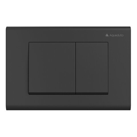 Aqueduto QUA0140 AQD QUADRADO Панель смыва, черный матовый