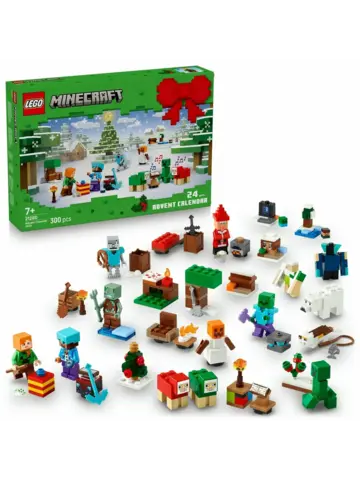 Конструктор Minecraft 21280 Адвент-календарь 2025