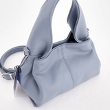 Сумка Саломея 2026 гладкий серо-голубой