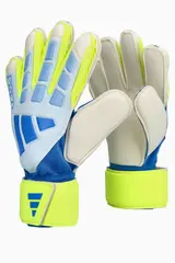 Вратарские перчатки adidas Predator Match Fingersave - голубой