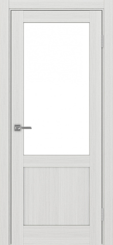 Турин_502.21.30 ЭКО-шпон Ясень серебристый-LACбелый/Щит МДФ