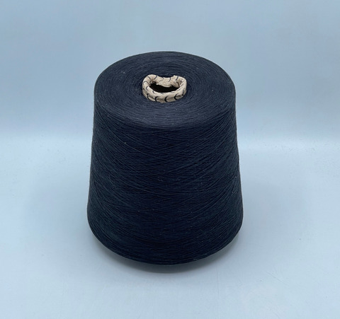 Бобинная пряжа,Cotton combed, 2540м. 100%Хлопок, Угольный(440), 40825