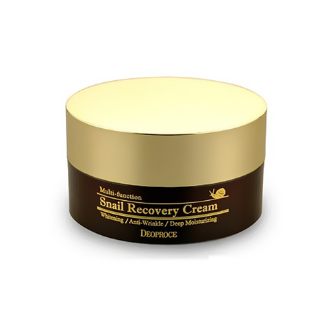 Deoproce Snail Recovery Cream многофункциональный восстанавливающий крем с муцином улитки