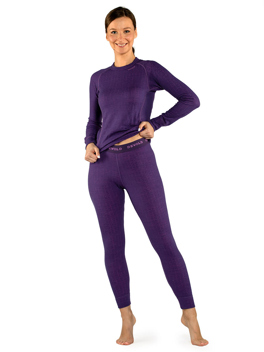 Термобелье Devold Duo Active Woman Long Johns цвета Galaxy - купить вмагазине Trolls с доставкой по России