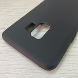 Силиконовый чехол Mat TPU матовый для Samsung Galaxy S9 (Черный)