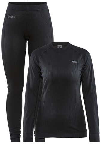 Комплект термобелья Craft Core Dry Baselayer Black женский