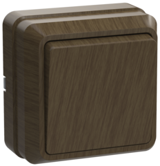 IEK Октава Дуб Выключатель 1-клавишный 10А открытая установка ВС20-1-0-ОД EVO10-K04-10-DC