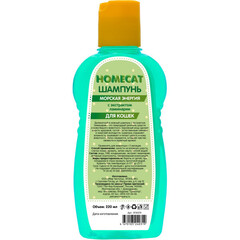 Homecat морская энергия шампунь для кошек с экстрактом ламинарии 220 мл