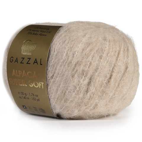 Пряжа Gazzal Alpaca Super Soft 105