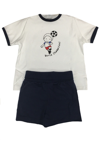 Пижама с коротким рукавом для мальчика Sanetta 220935 0010