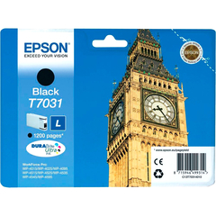 Картридж Epson T7031 черный для принтеров WorkForce Pro WP-4015DN/4025DW/4095DN/4515DN/4525DNF/4535DWF/4595DNF (1,2K) C13T70314010