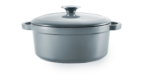 Кастрюля 3.8л Voeux Gracieuse серая