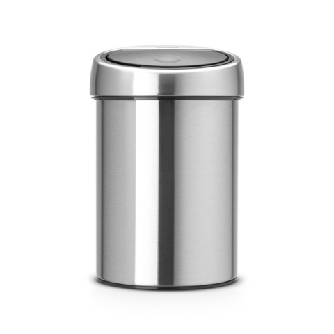 Ведро для мусора Brabantia Touch Bin матовая сталь 3л