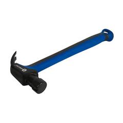 Молоток -гвоздодер КОБАЛЬТ 730 гр. для каркасного строительства, рукоятка из полиамида, встроенный магнит для 2-х длин гвоздей (917-575)