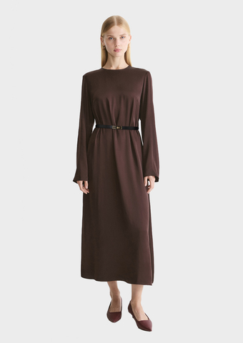 Платье с поясом ELIS