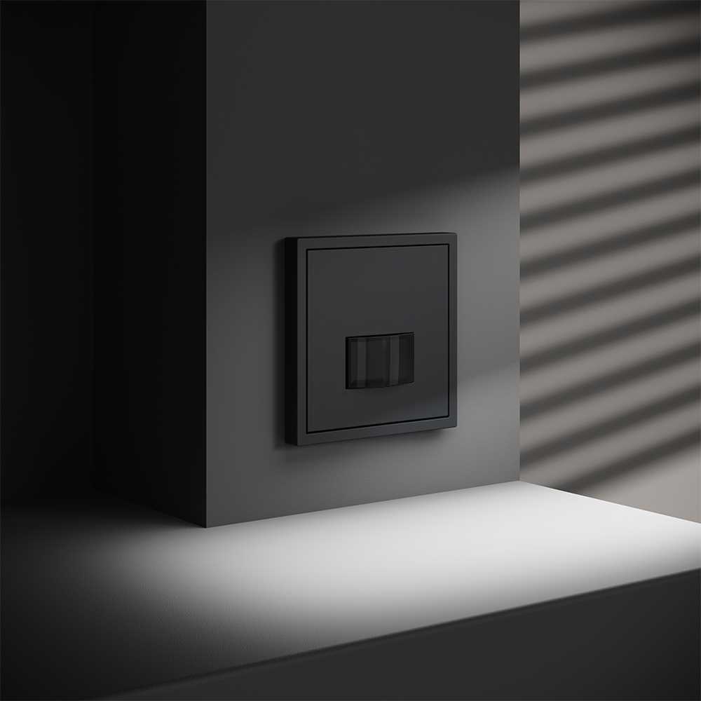 Датчик движения встраиваемый Voltum S70, (графит) VLS070507