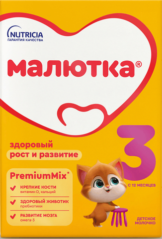 Смесь молочная Малютка 3 600г, шт