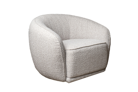 Кресло дизайнерское 92х82х69см Garda Decor Toulon бежевое букле