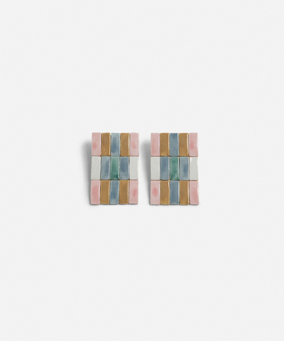 Предзаказ Серьги TILE RECTANGULAR