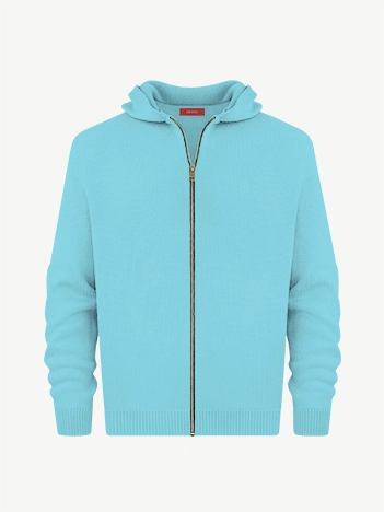 Толстовка на замке из экохлопка