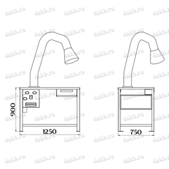 СС-01 Стол сварщика с вытяжкой, Kronvuz