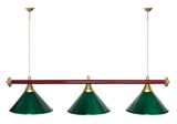 Лампа STARTBILLIARDS 3 пл. (плафоны зеленые,штанга зеленая,фурнитура золото) фото №80