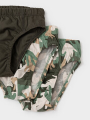 набор трусы/ уп  для мальчика  К 1966-3уп/зеленый хаки,бежевый,камуфляж