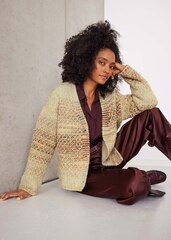 Описание по вязанию жакета спицами "Airy"