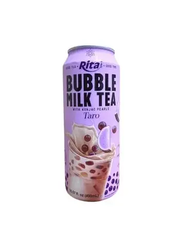 Напиток растительный БАБЛ МИЛК ТИ с конжаком таро 490мл