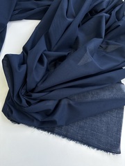 Батист Темно-синий, хлопок 100%