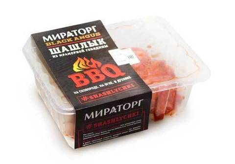 Шашлык из мраморной говядины "Мираторг", 410г