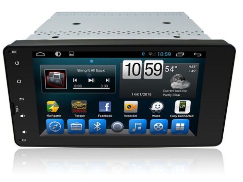 Магнитола Mitsubishi Universal 206х105мм Android 10 4/64GB IPS DSP 4G модель KR-7118-S10