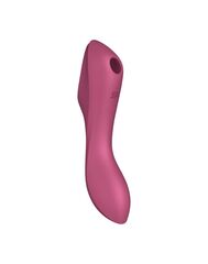 Малиновый вакуум-волновой вибростимулятор Satisfyer Curvy Trinity 3 - 