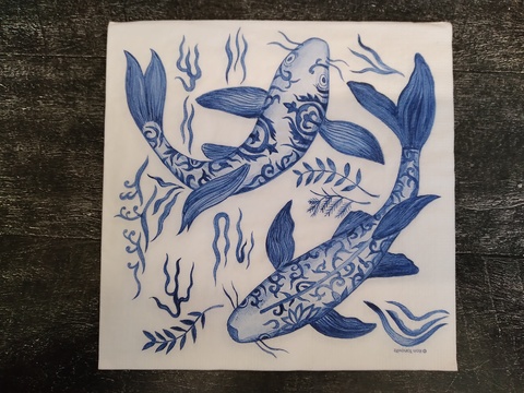 салфетка Emperor's Koi