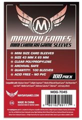 Протекторы для настольных игр Mayday Mini Chimera Game (43x65) - 100 штук