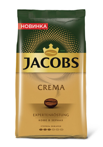 купить Кофе в зернах Jacobs Crema, 1 кг (Якобс)