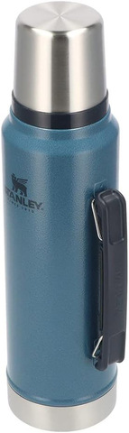 Картинка термос Stanley classic 1l Hammertone Lake - 5