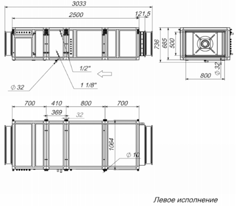 Breezart 4500 Lux F AC - 380/3 Приточная установка с электрическим нагревателем
