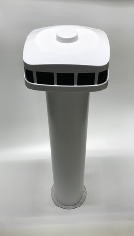 Клапан Инфильтрации Воздуха Airone КИВ-К 100 1м с выходом стенным из нержавеющей стали