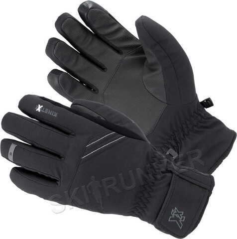 Премиальные очень Теплые перчатки Kinetixx Baker Black для холодной погоды