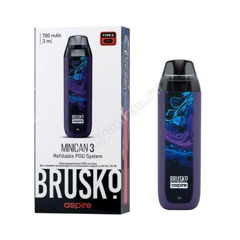 Электронная сигарета Brusko Minican 3 - Тёмно-фиолетовый флюид