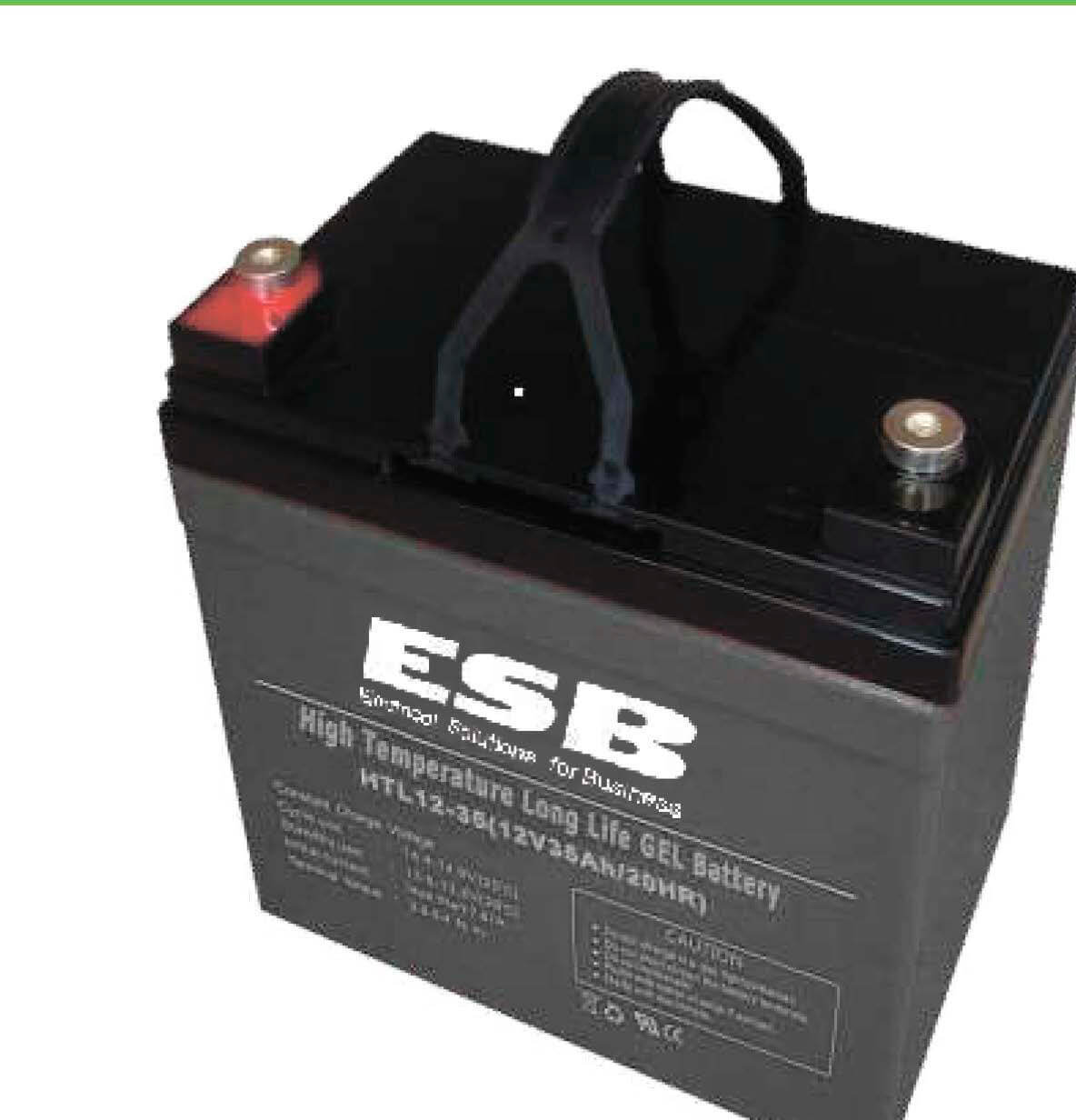 Аккумулятор ESB HTL12-35 ( 12V 35Ah / 12В 35Ач )