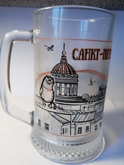 Пиво 0,5 л с видами Петербурга